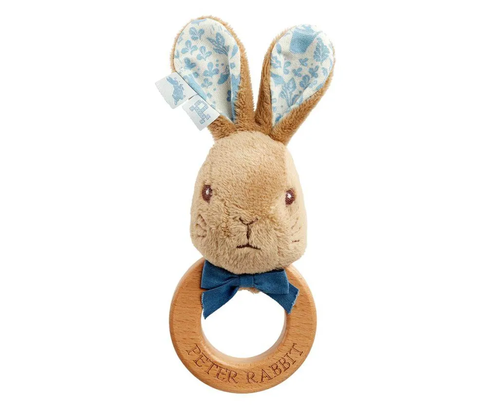 Cottontails Baby Bunnies For Babies | Comforters & Rattles*Beatrix Potter Peter Rabbit Ring Rattle