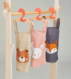 Cottontails Baby Little Kitchen*Child's Linen Apron (3 to 8 years) Fox