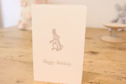 Cottontails Baby Cards | Bunny Cards & Stationery*Cottontails handmade card - Happy Birthday