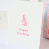 Cottontails Baby Cards | Bunny Cards & Stationery*Cottontails Happy Birthday - Pink