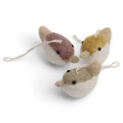 Cottontails Baby Handmade Felt*En Gry & Sif - handmade trio of birds