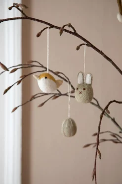 Cottontails Baby Handmade Felt*En Gry & Sif - handmade trio of birds