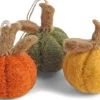 Cottontails Baby Handmade Felt*En Gry & Sif - three tiny handmade pumpkins