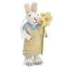 Cottontails Baby Felt Bunnies | Soft Toy Bunnies*En Gry & Sif little grey rabbit - yellow dress