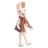 Cottontails Baby Felt Bunnies | Soft Toy Bunnies*En Gry & Sif little white hare - scarf & bag