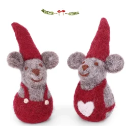 Cottontails Baby Handmade Felt*En Gry & Sif mother & father mice