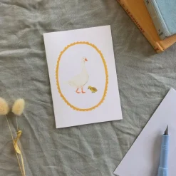 Cottontails Baby Cards*Goose & gosling card