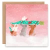 Cottontails Baby Cards*Greeting Card - Christmas Carrot