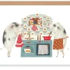 Cottontails Baby Cards | Little Kitchen*Greeting Card - Kitchen Piggies