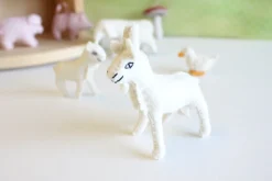 Cottontails Baby Handmade Felt*Handmade little felt goat
