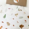 Cottontails Baby Stickers & Stationery | Craft & Stickers*Handmade Paper stickers - White Woodland