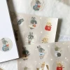 Cottontails Baby Stickers & Stationery | Bunny Cards & Stationery*Handmade Paper Stickers - Cosy Bunnies