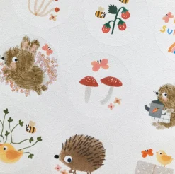Cottontails Baby Stickers & Stationery | Bunny Cards & Stationery*Handmade Paper Stickers - Gardening Bunnies