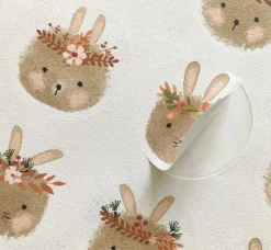 Cottontails Baby Stickers & Stationery | Craft & Stickers*Handmade Paper Stickers - Bunny Heads