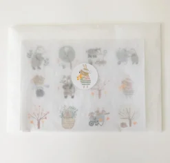 Cottontails Baby Stickers & Stationery | Craft & Stickers*Handmade Paper Stickers - Spring