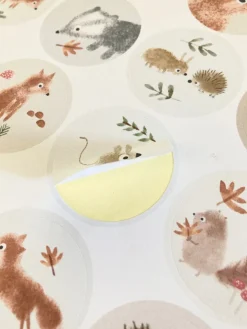 Cottontails Baby Stickers & Stationery | Craft & Stickers*Handmade Paper Stickers - Little Animals