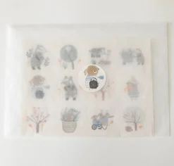 Cottontails Baby Stickers & Stationery | Craft & Stickers*Handmade Paper Stickers - Spring