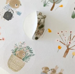 Cottontails Baby Stickers & Stationery | Craft & Stickers*Handmade Paper Stickers - Spring