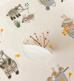 Cottontails Baby Stickers & Stationery | Craft & Stickers*Handmade Paper Stickers - Spring