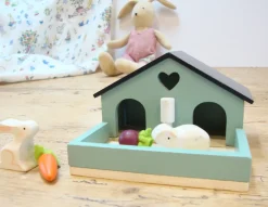 Cottontails Baby Wooden Toys | Wooden Bunnies*Little Wooden Bunny House