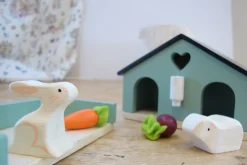 Cottontails Baby Wooden Toys | Wooden Bunnies*Little Wooden Bunny House