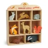 Cottontails Baby Wooden Toys*Little wooden woodland animal collection - 8 animals and shelf