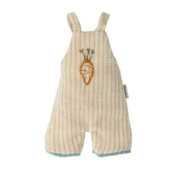 Cottontails Baby Soft Toy Bunnies*Maileg Size 1 Rabbit - Carrot Dungarees