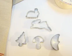 Cottontails Baby Little Kitchen | Bunny Baking*Mini biscuit cutters - bunnies / toadstool / tree / moon