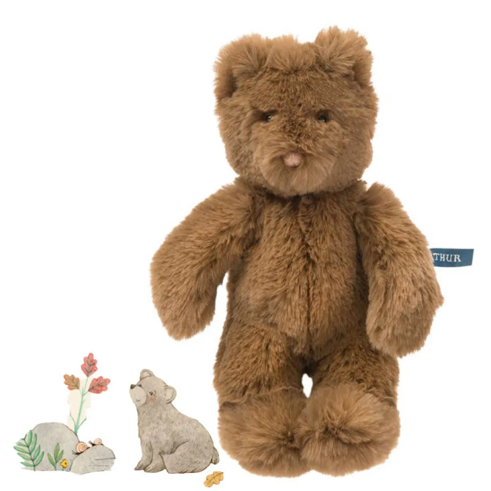 Cottontails Baby Baby Soft Toys | Soft Toys*Moulin Roty Arthur Bear - Little Brown