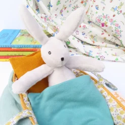 Cottontails Baby Baby Soft Toys | Soft Toys*Moulin Roty Bunny in a Carry Cot