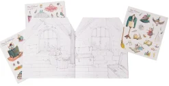 Cottontails Baby Craft & Stickers*Moulin Roty colour & sticker house book