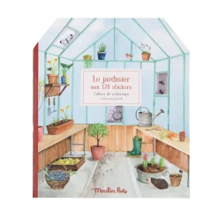 Cottontails Baby Craft & Stickers | Garden & Nature*Moulin Roty colouring book & sticker book - greenhouse