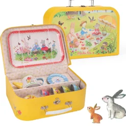 Cottontails Baby Little Kitchen*Moulin Roty Grand Family metal tea set