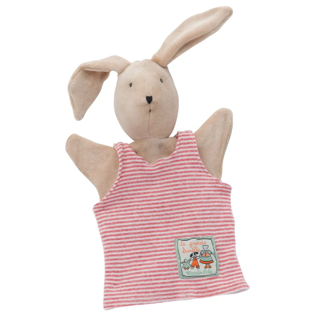 Cottontails Baby Bunnies For Babies | Puppets & Theatre*Moulin Roty hand puppet - Sylvain Rabbit