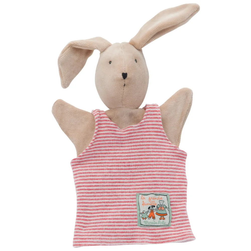 Cottontails Baby Bunnies For Babies | Puppets & Theatre*Moulin Roty hand puppet - Sylvain Rabbit