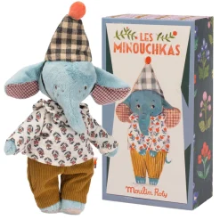 Cottontails Baby Baby Soft Toys | Soft Toys*Moulin Roty Les Minouchkas Pablo the Elephant