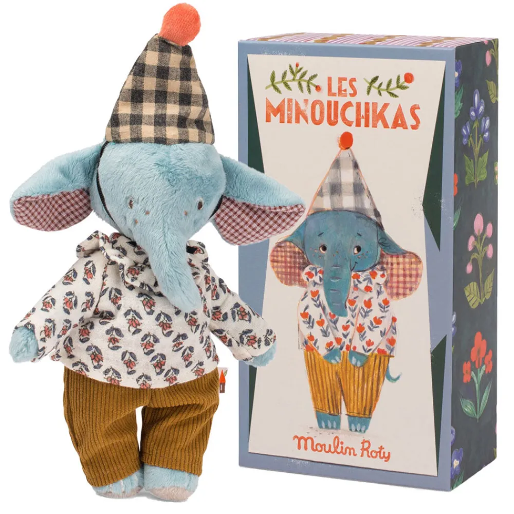 Cottontails Baby Baby Soft Toys | Soft Toys*Moulin Roty Les Minouchkas Pablo the Elephant