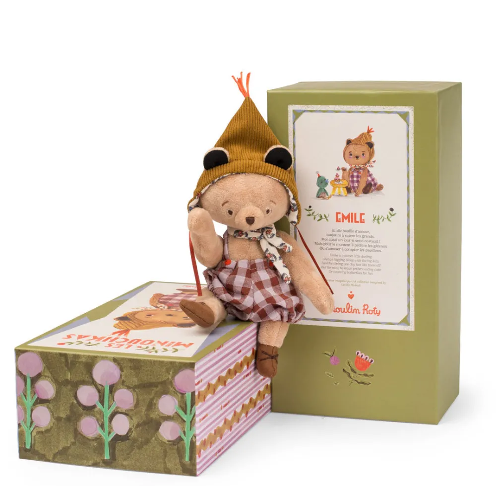 Cottontails Baby Baby Soft Toys | Soft Toys*Moulin Roty Les Minouchkas Emile the Bear Cub
