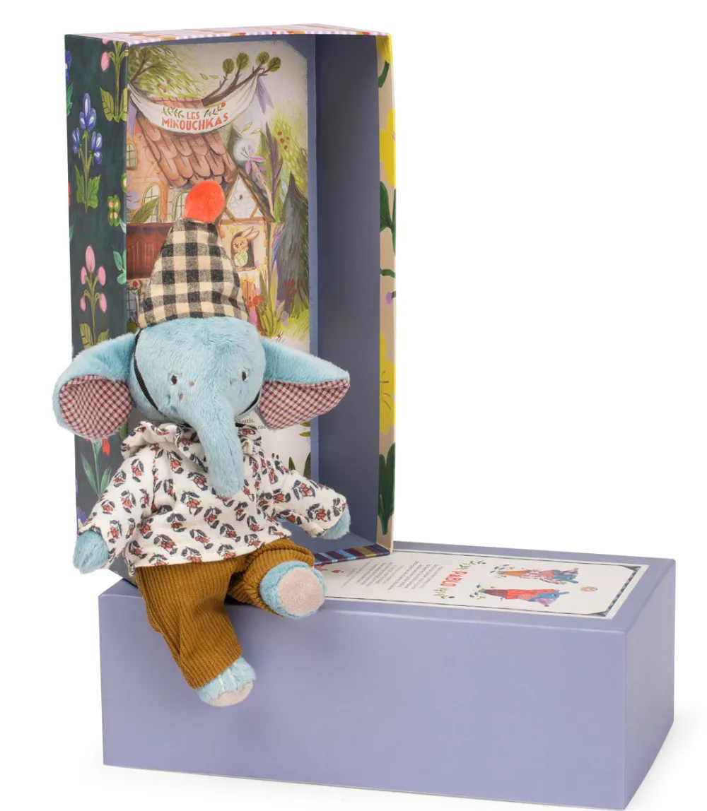 Cottontails Baby Baby Soft Toys | Soft Toys*Moulin Roty Les Minouchkas Pablo the Elephant