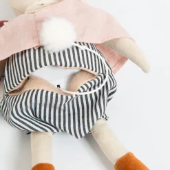 Cottontails Baby Bunnies For Babies | Musical & Activity*Moulin Roty musical linen rabbit