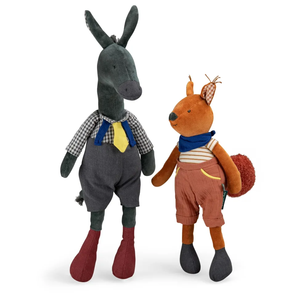 Cottontails Baby Baby Soft Toys | Soft Toys*Moulin Roty Pomme des Bois - Anatole the donkey