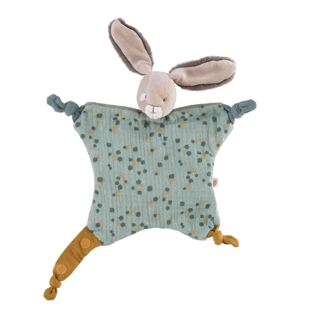 Cottontails Baby Bunnies For Babies | Comforters & Rattles*Moulin Roty Sage Bunny Comforter