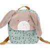 Cottontails Baby Soft Toy Bunnies*Moulin Roty Sage Bunny Rucksack