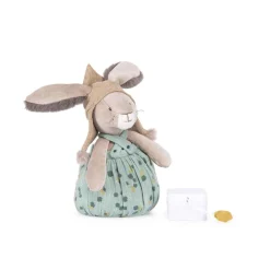 Cottontails Baby Bunnies For Babies | Musical & Activity*Moulin Roty Sage Musical Bunny