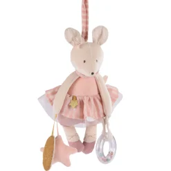 Cottontails Baby Musical & Activity | Musical & Activity*Moulin Roty Soft Pink Activity Mouse