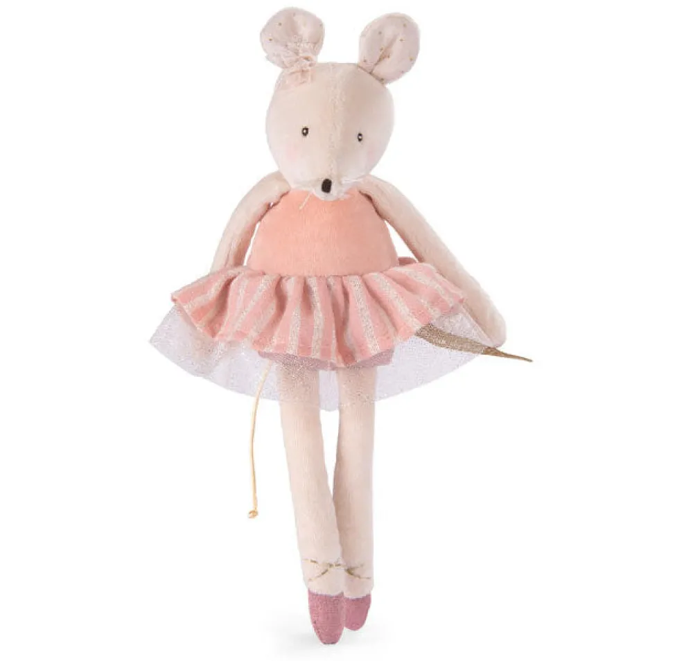 Cottontails Baby Baby Soft Toys | Soft Toys*Moulin Roty Soft Pink Velvet Mouse