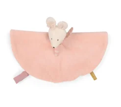 Cottontails Baby Comforters & Rattles*Moulin Roty sumptuous comforter - rose mouse