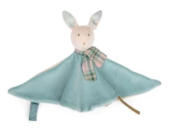 Cottontails Baby Bunnies For Babies | Comforters & Rattles*Moulin Roty sumptuous comforter - blue rabbit