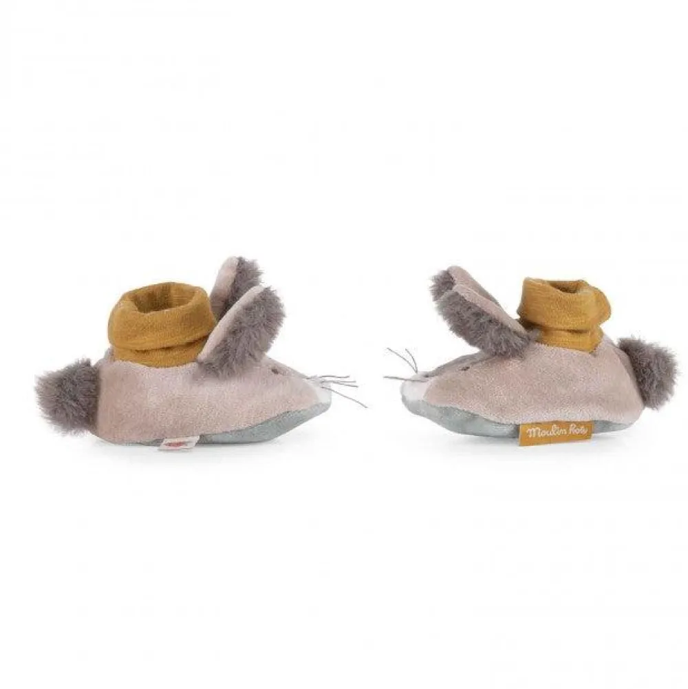 Cottontails Baby Bunnies For Babies | Clothing & Nursery*Moulin Roty Three Little Rabbits - baby slippers