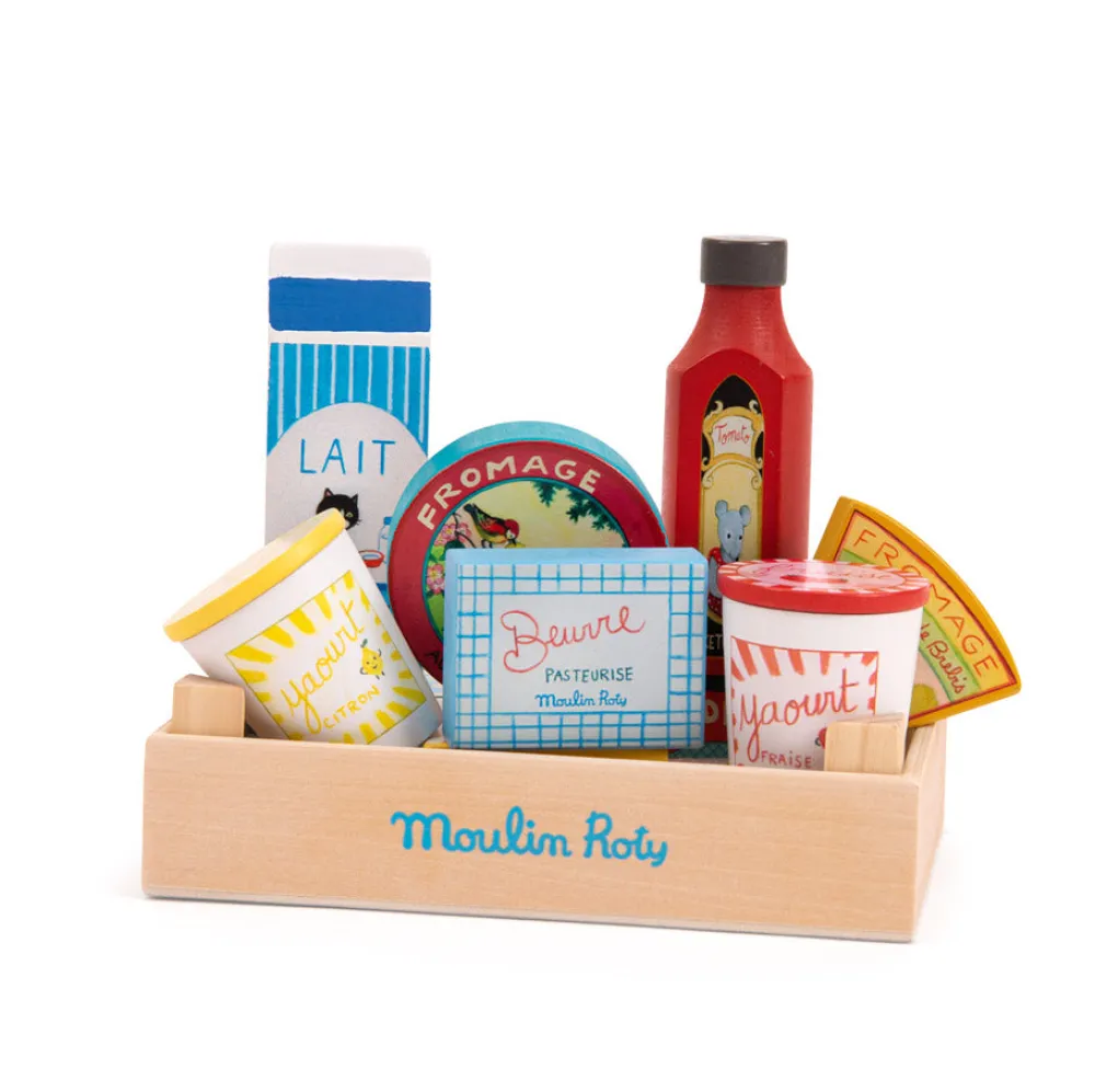 Cottontails Baby Little Kitchen | Wooden Toys*Moulin Roty wooden foods - French dairy